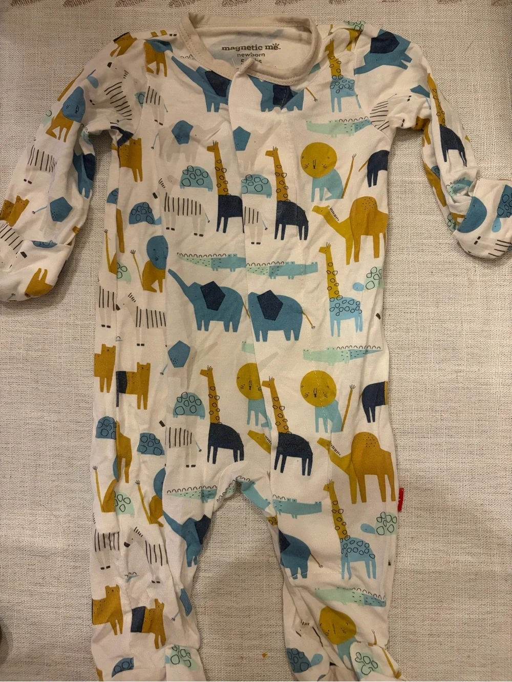 Magnetic Me Footie with Cute Animal Print